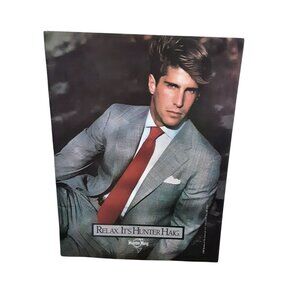 1984 Hunter Haig Mens Clothing Suit Original Print Ad vintage